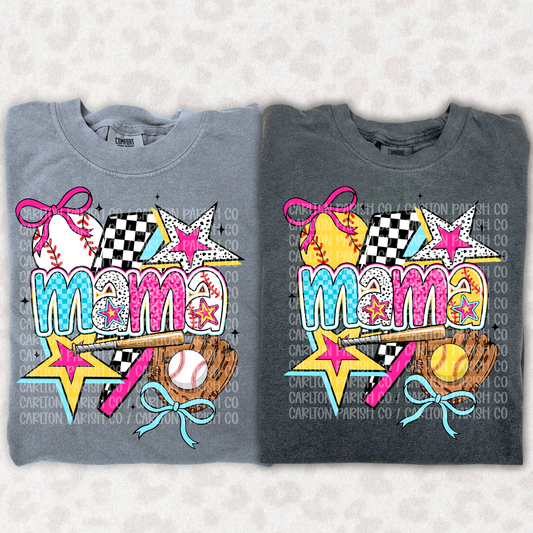 Retro Mama Baseball/Softball