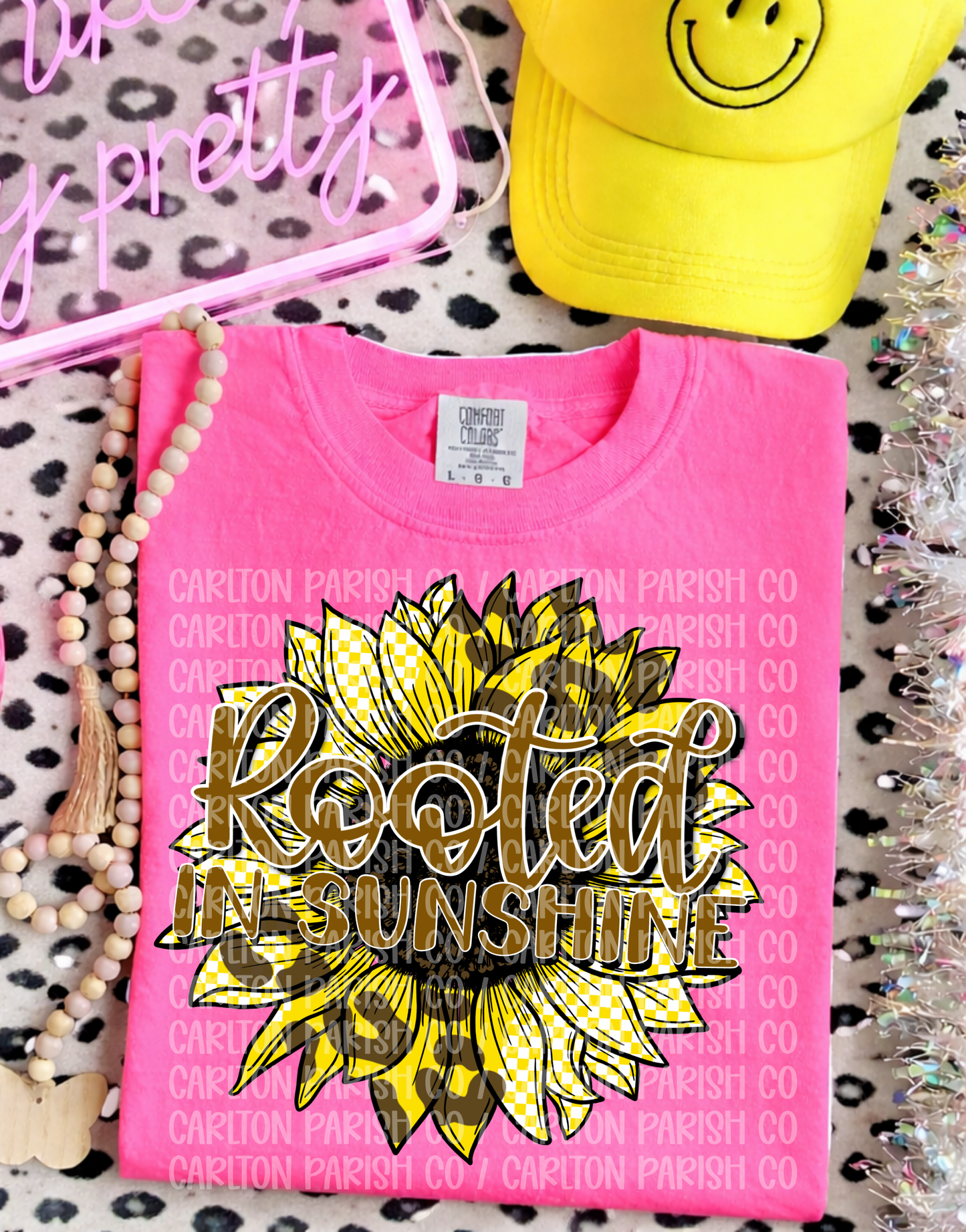 Rooted in Sunshine Shirt | Sunflower Graphic Tee