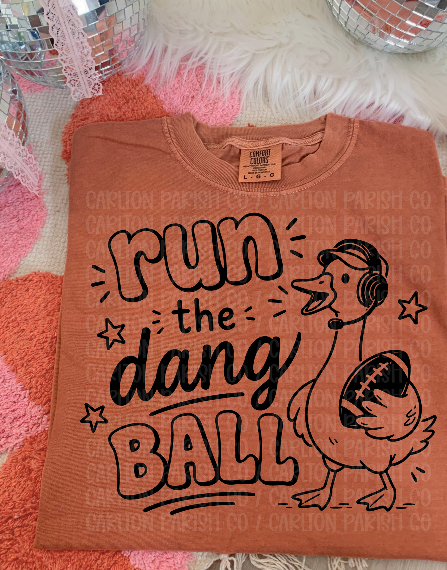 Run the Dang Ball Shirt | Goose Football Game Day Tee