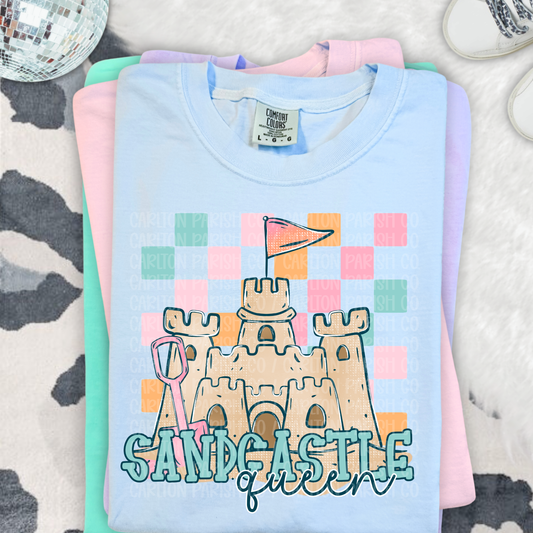 Sandcastle Queen Shirt | Cute Beach Summer Graphic Tee
