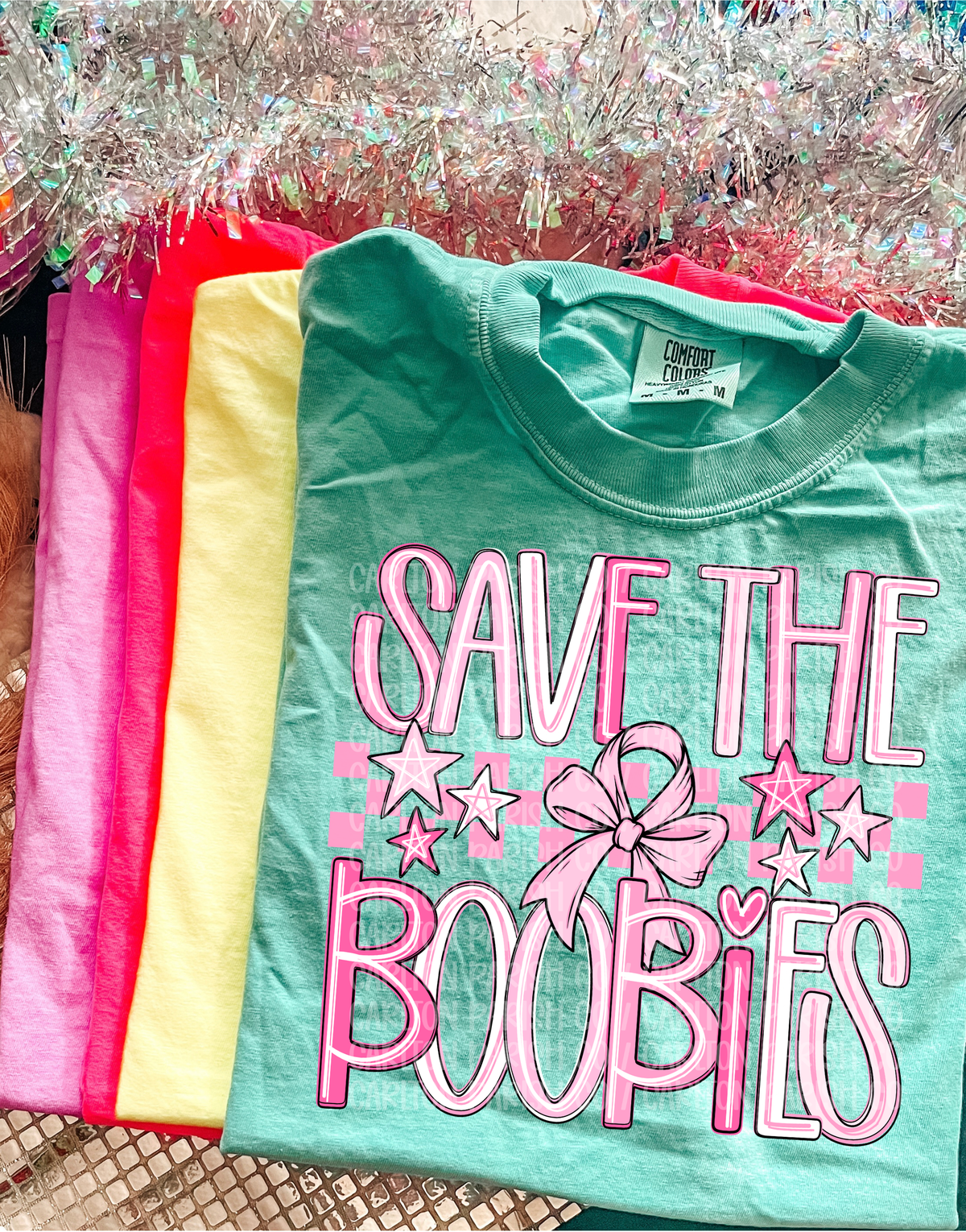 Save the Boobies Shirt | Breast Cancer Awareness Graphic Tee