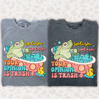 Splish Splash, Your Opinion is Trash