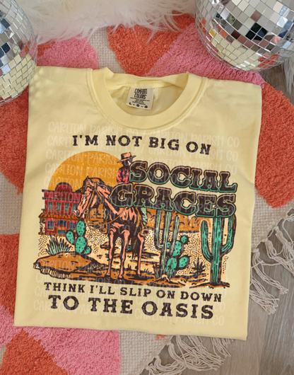 Not Big on Social Graces