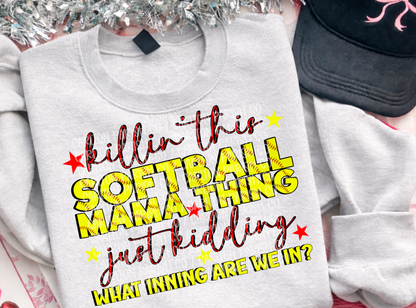 Softball Mama Inning