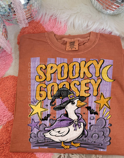 Spooky Goosey Shirt | Halloween Goose Graphic Tee
