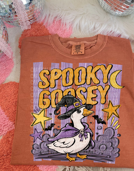 Spooky Goosey Shirt | Halloween Goose Graphic Tee