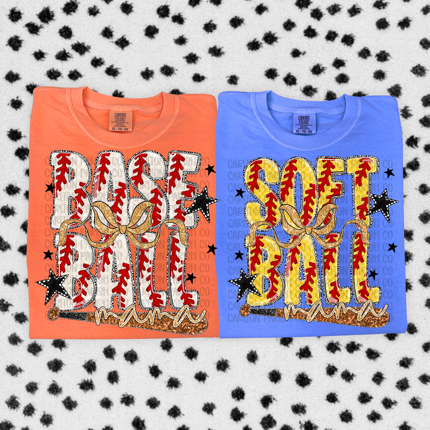 Baseball / Softball Mama Stacked
