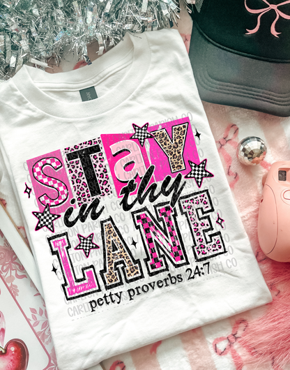 Stay in Thy Lane