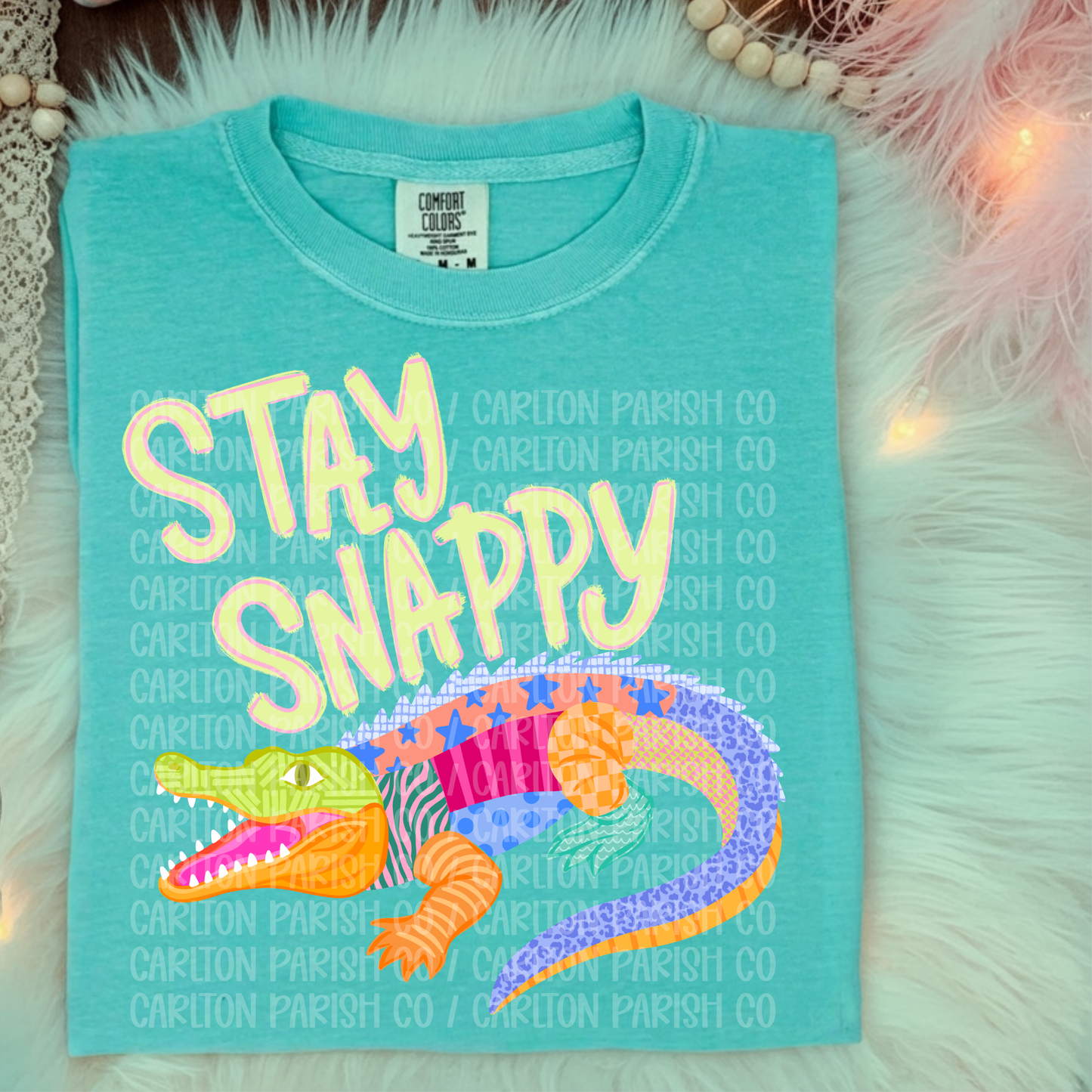Stay Snappy Patchwork Gator