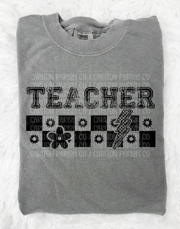 Retro Grunge Teacher