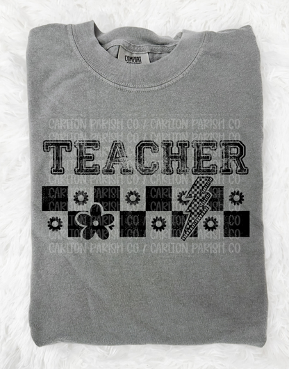 Retro Grunge Teacher