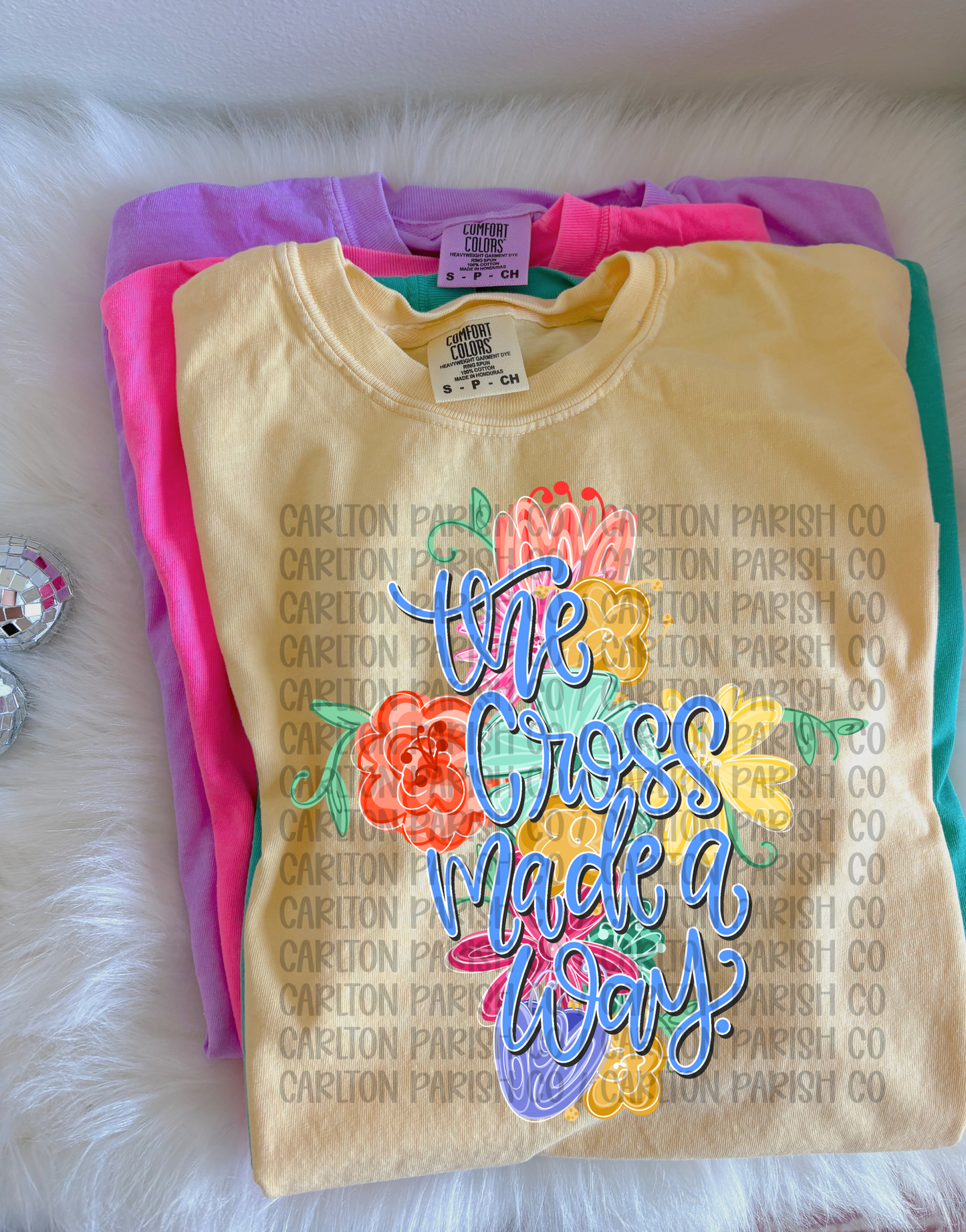 The Cross Made a Way Shirt | Floral Faith Graphic Tee