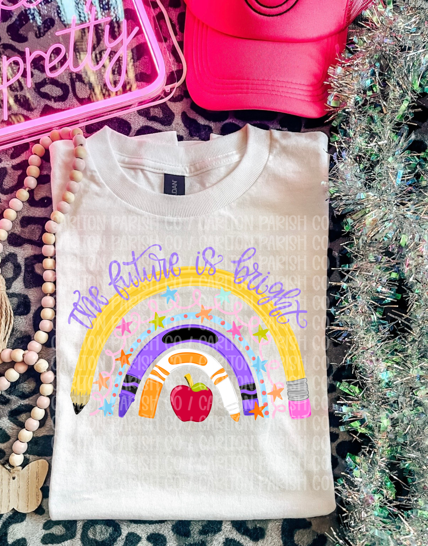The Future Is Bright Shirt | School Rainbow Tee