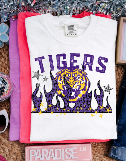 Flaming Tigers Mascot