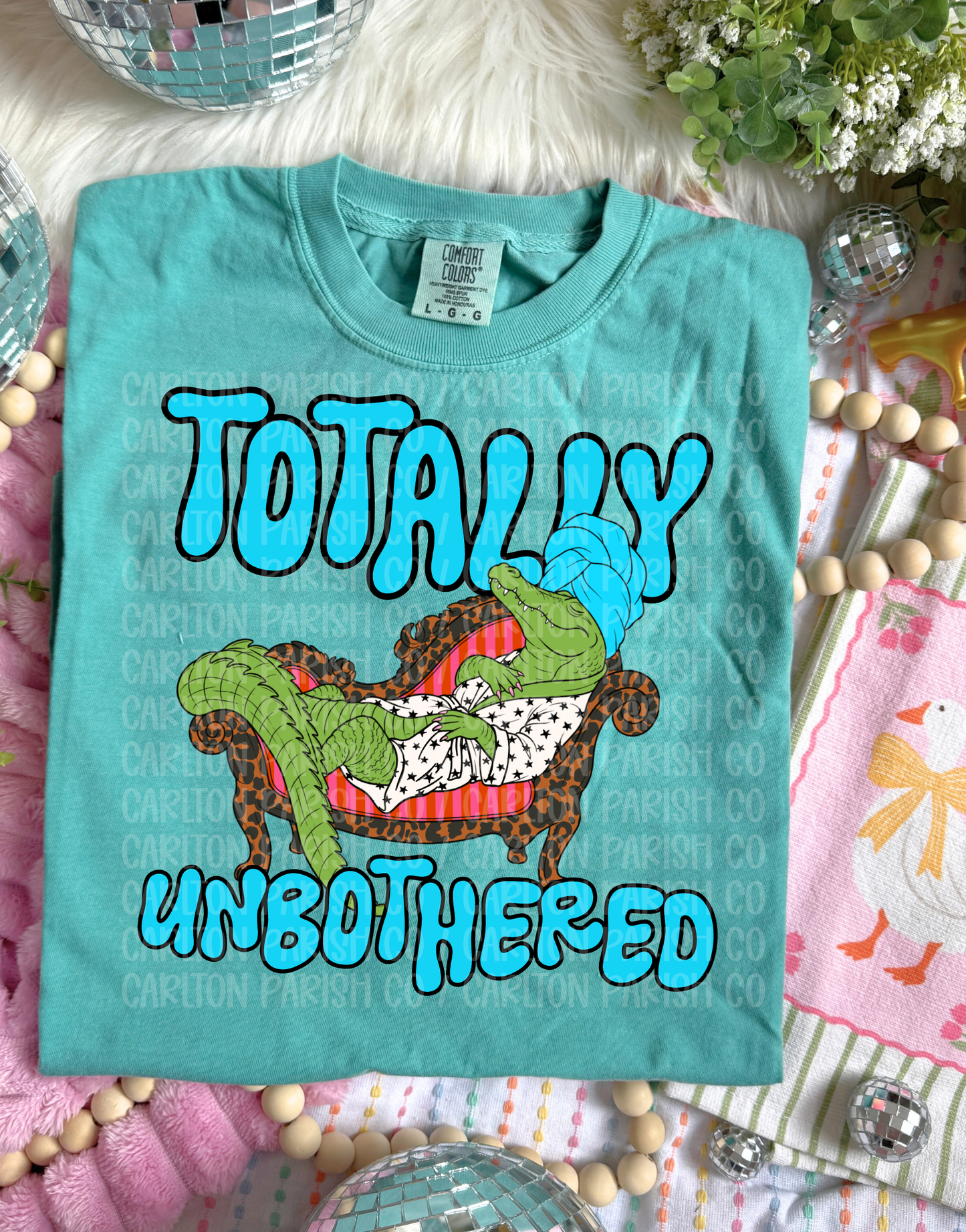 Totally Unbothered Shirt | Funny Gator Graphic Tee
