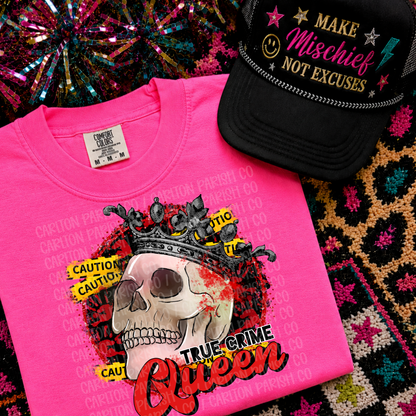 True Crime Queen Shirt | Mystery Lover Tee