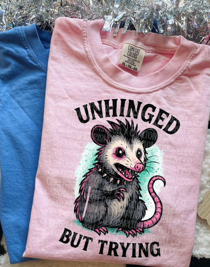 Unhinged but Trying