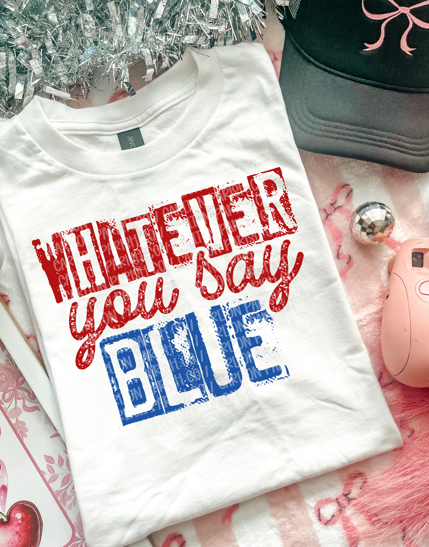 Whatever You Say Blue
