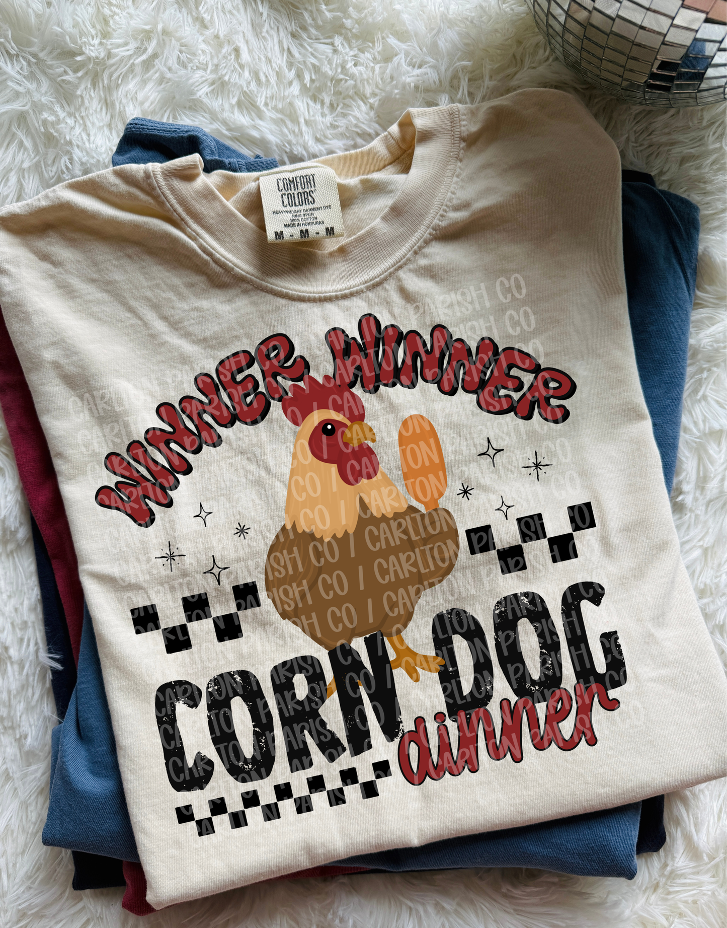 Winner Winner Corn Dog Dinner Shirt | Funny Fair Tee