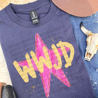 WWJD Star Shirt | Inspirational Graphic Tee